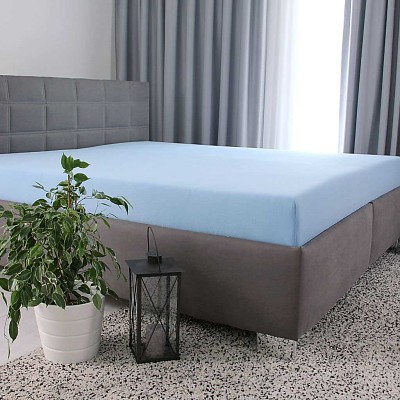 Prostěradlo DE LUXE - modré