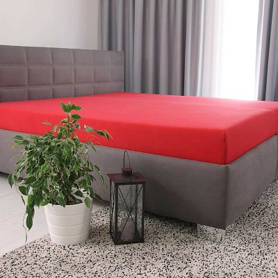 Prostěradlo DE LUXE - bordové