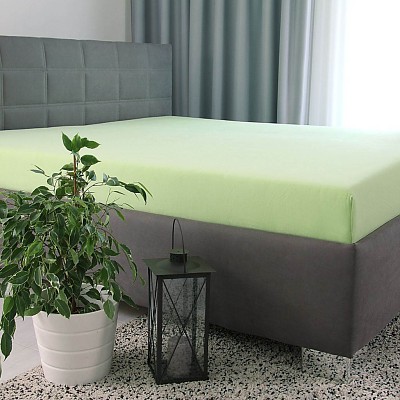 Prostěradlo DE LUXE - jarní zelené